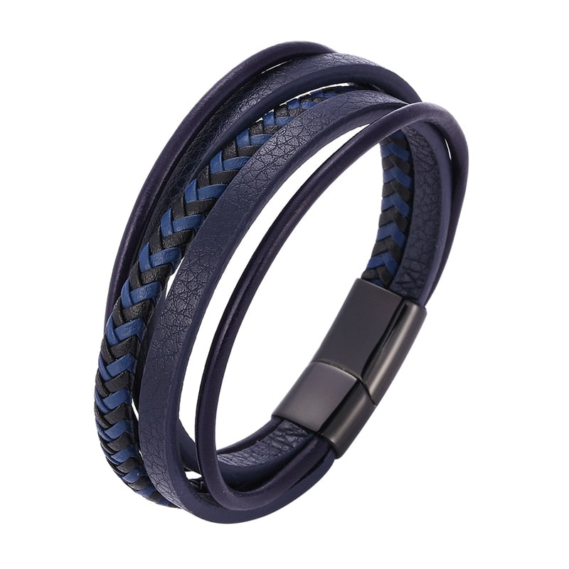 Tri Leather Bracelet