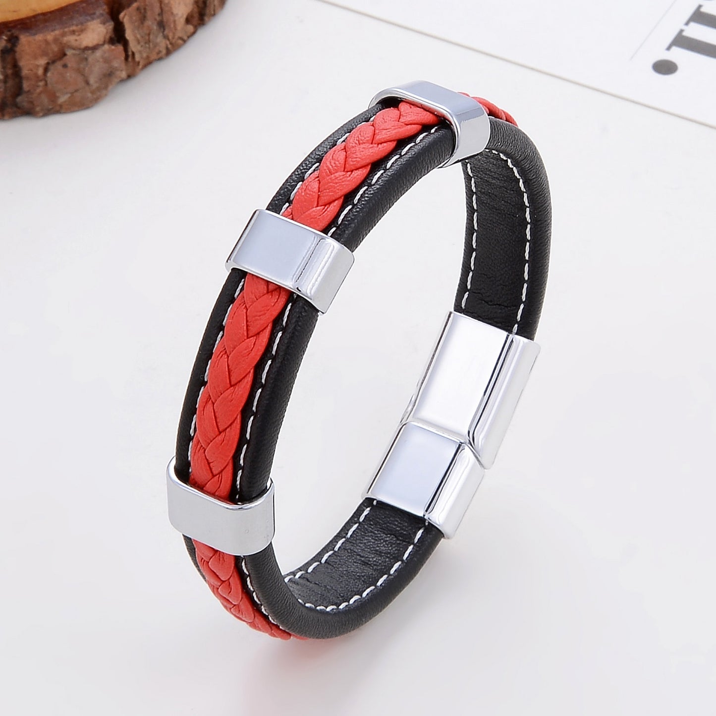 Classic Braided Leather Bracelet