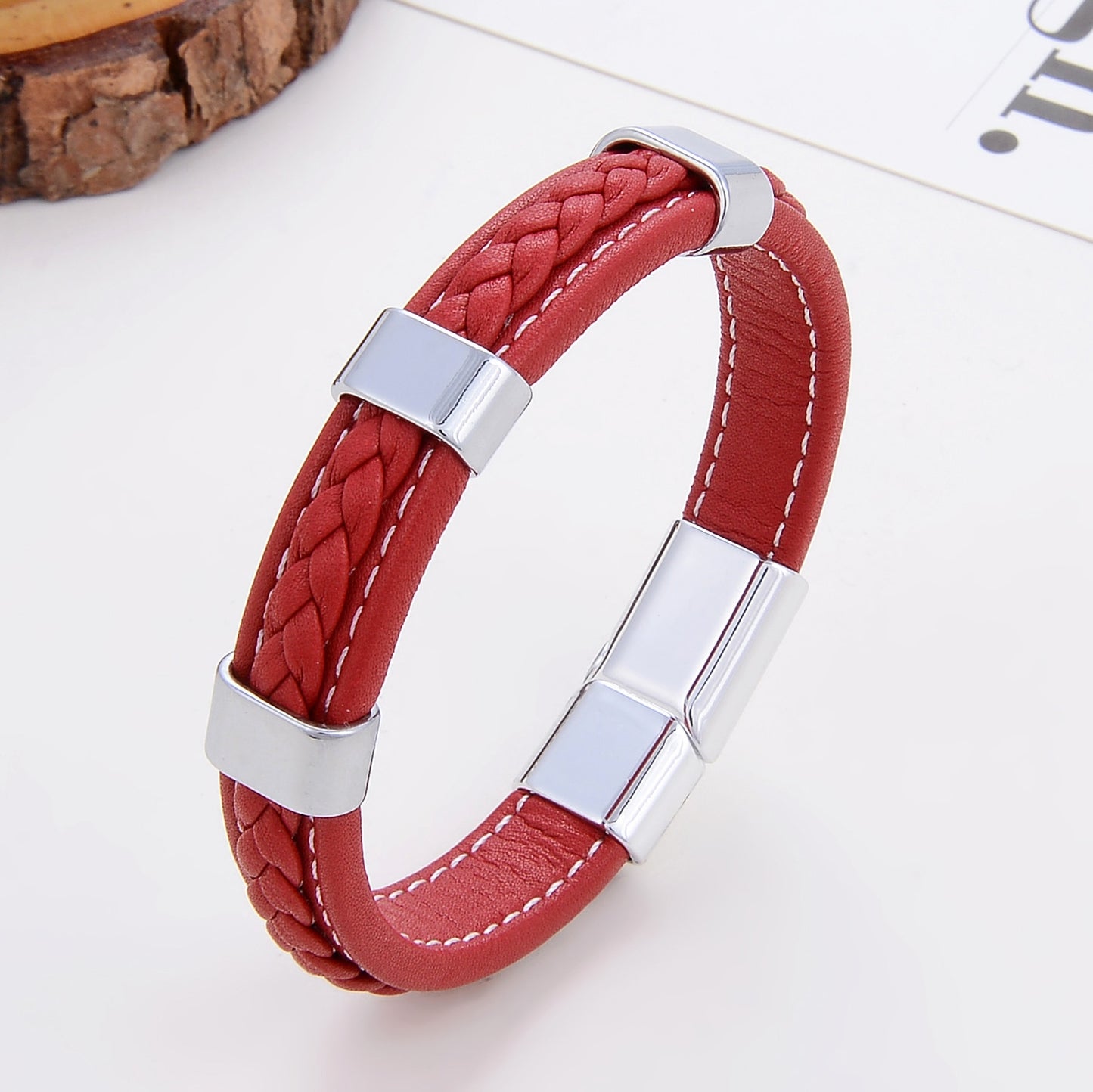 Classic Braided Leather Bracelet