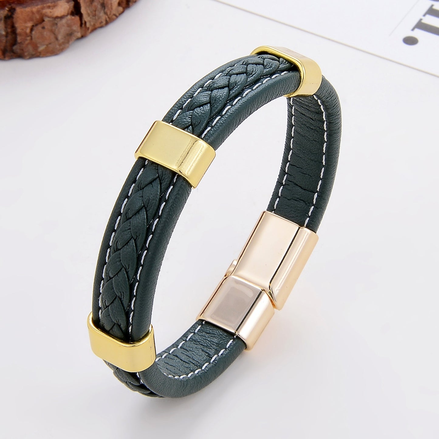 Classic Braided Leather Bracelet