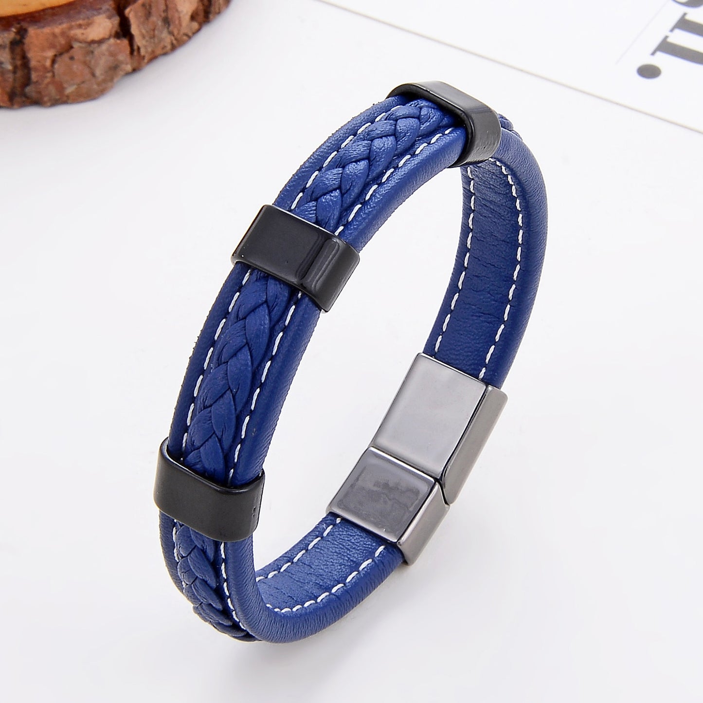 Classic Braided Leather Bracelet