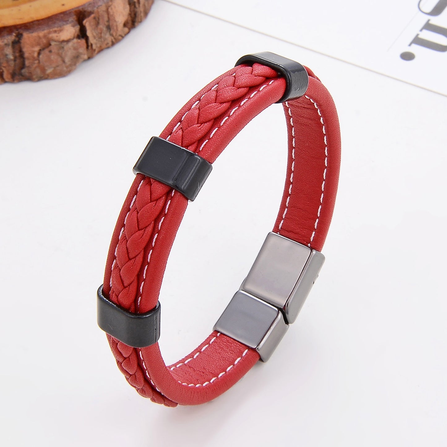 Classic Braided Leather Bracelet