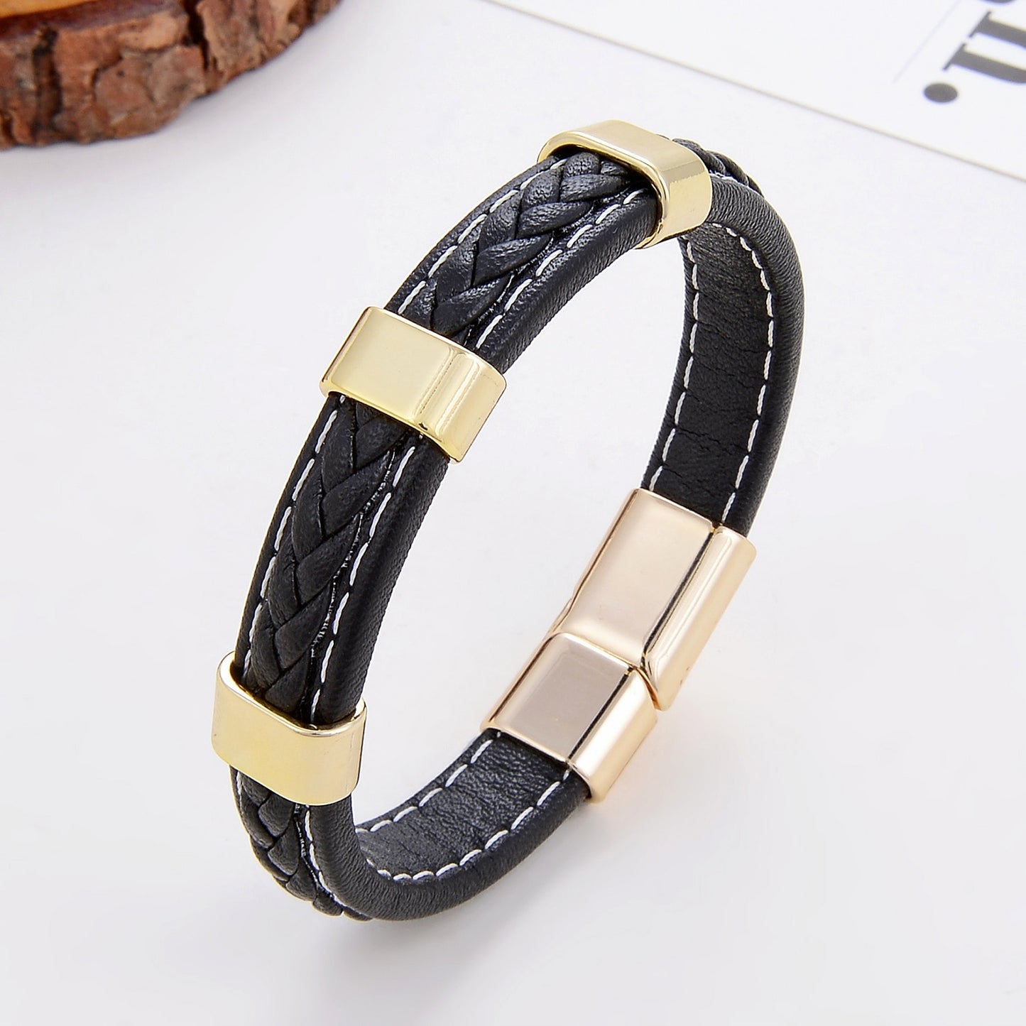 Classic Braided Leather Bracelet