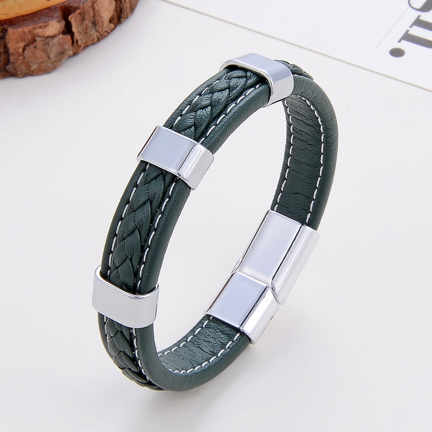 Classic Braided Leather Bracelet