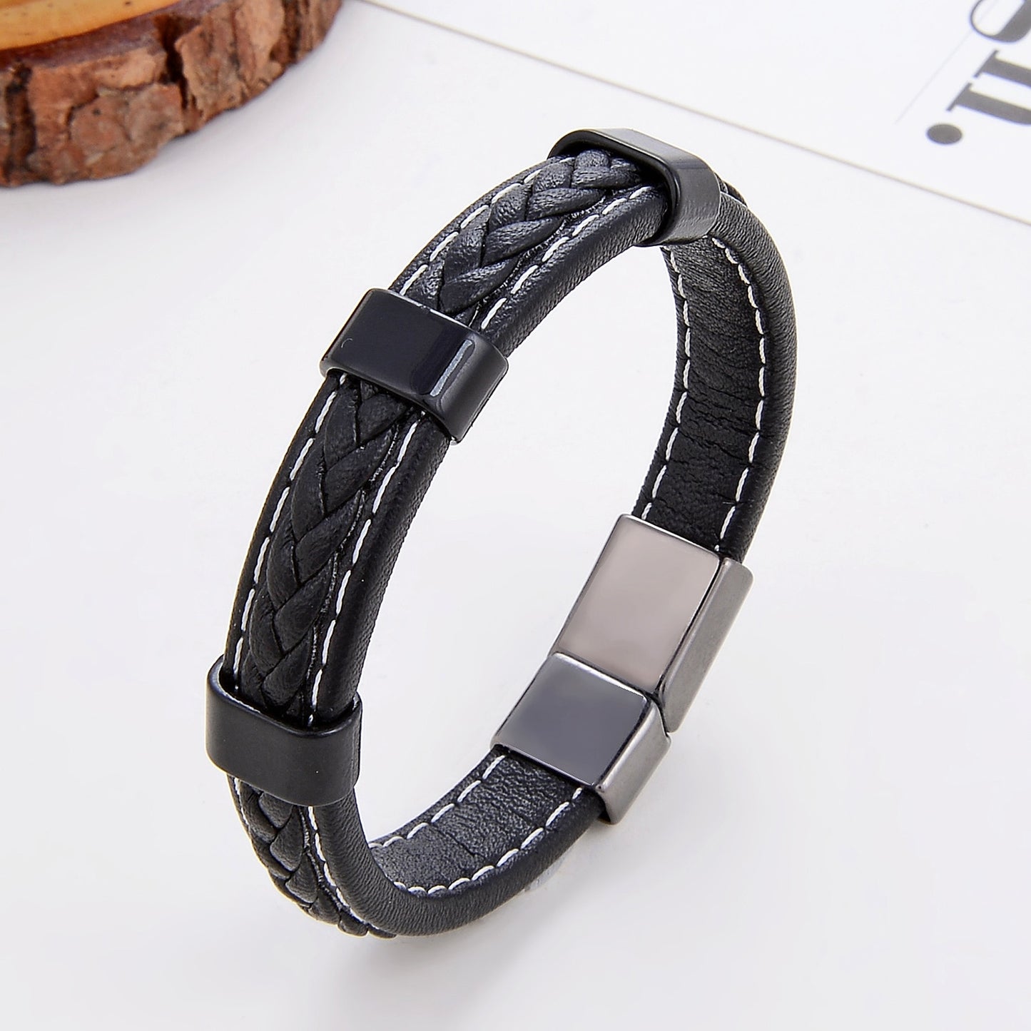 Classic Braided Leather Bracelet