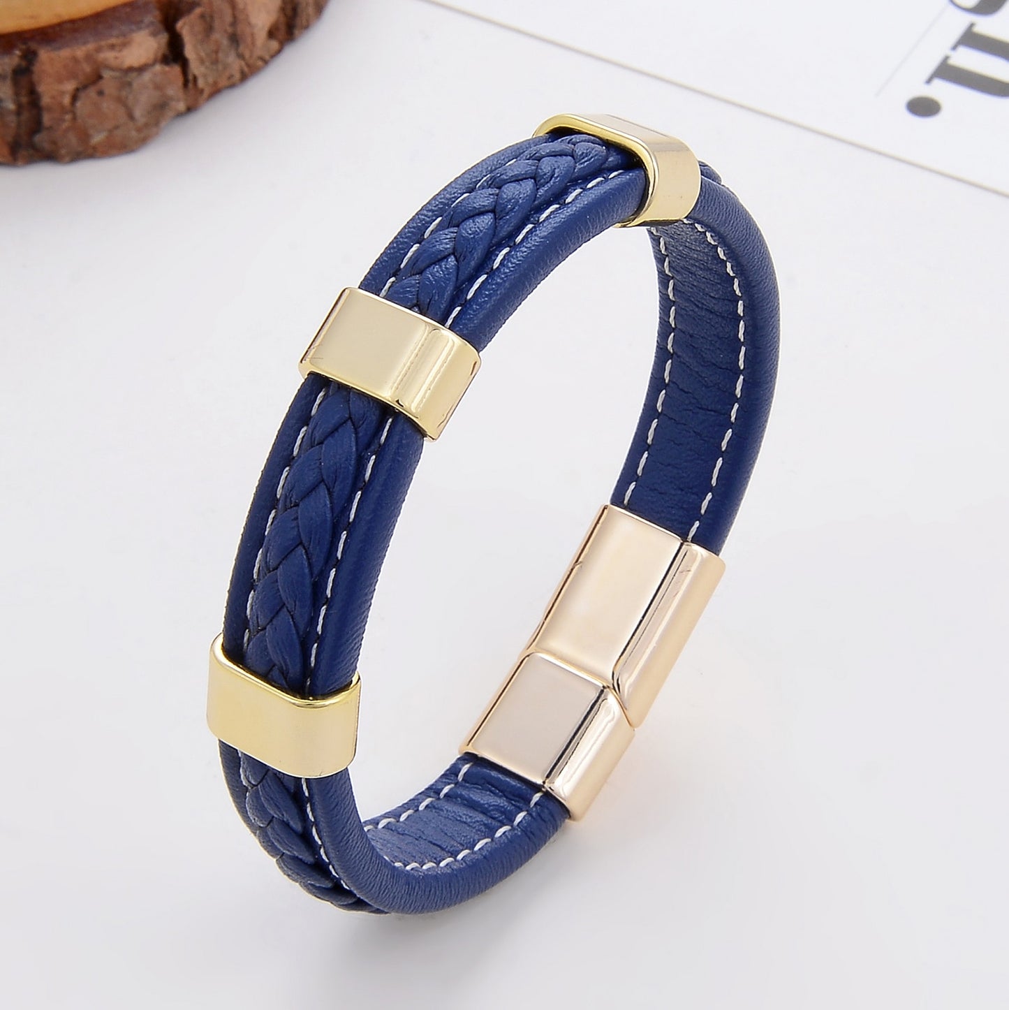 Classic Braided Leather Bracelet