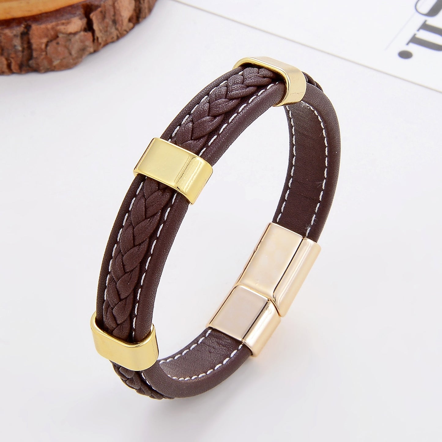 Classic Braided Leather Bracelet