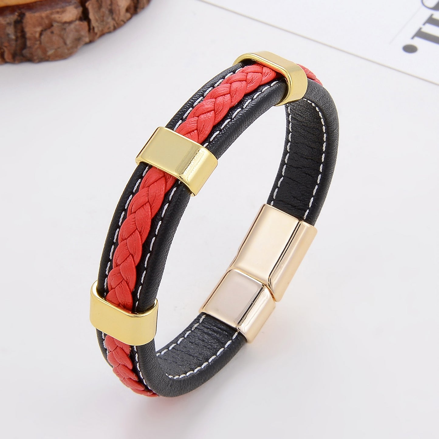 Classic Braided Leather Bracelet