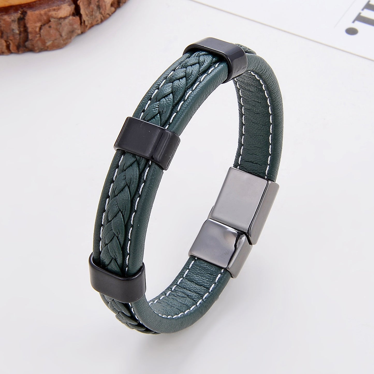 Classic Braided Leather Bracelet