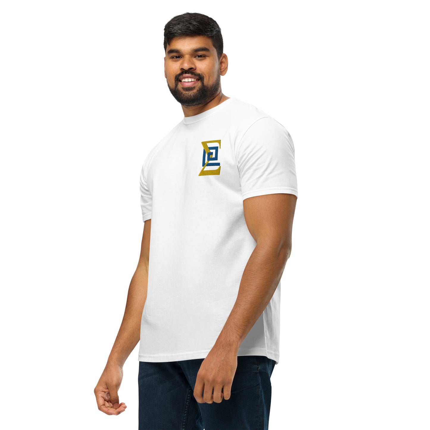 Organic T-Shirt Blue Mianbross Logo